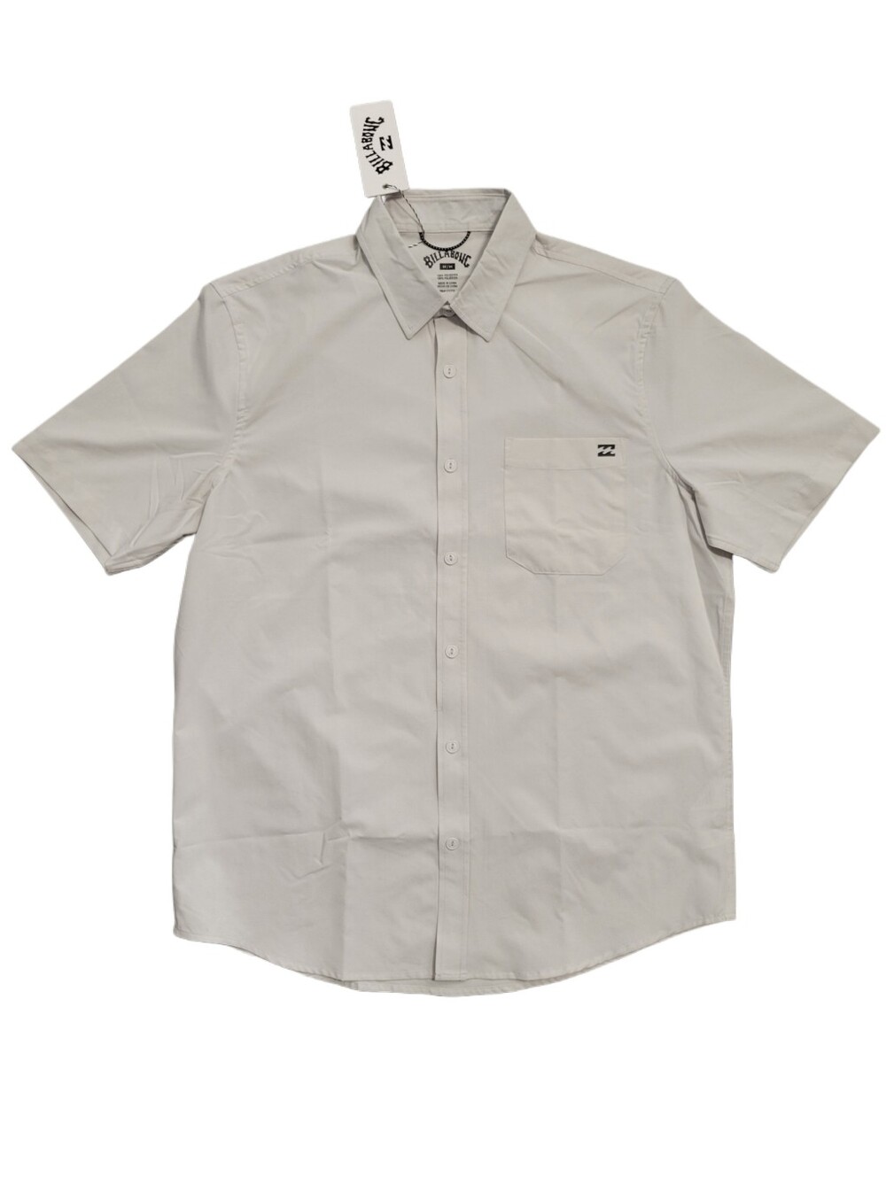 New Billabong Short Sleeve Breathable Button-Down Shirt Size Medium